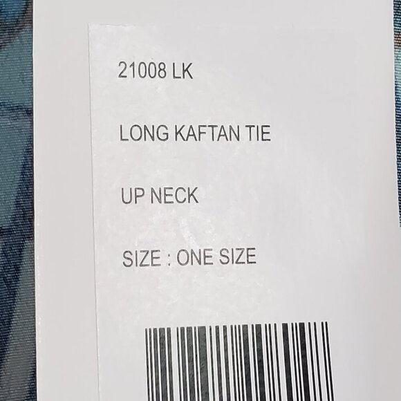 Gorgeous Jungle Mix Maxi Dress Swimsuit Cover-up Caftan Dress Multicolor | OS - Picture 5 of 7